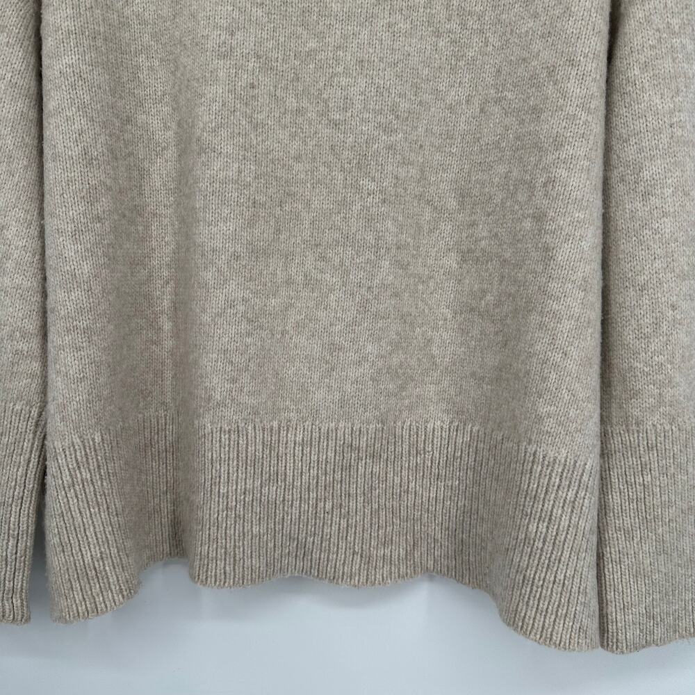 Ralph Lauren Chunky Knit Turtleneck Sweater Preppy Classic Cozy Oversized Beige - Picture 8 of 12